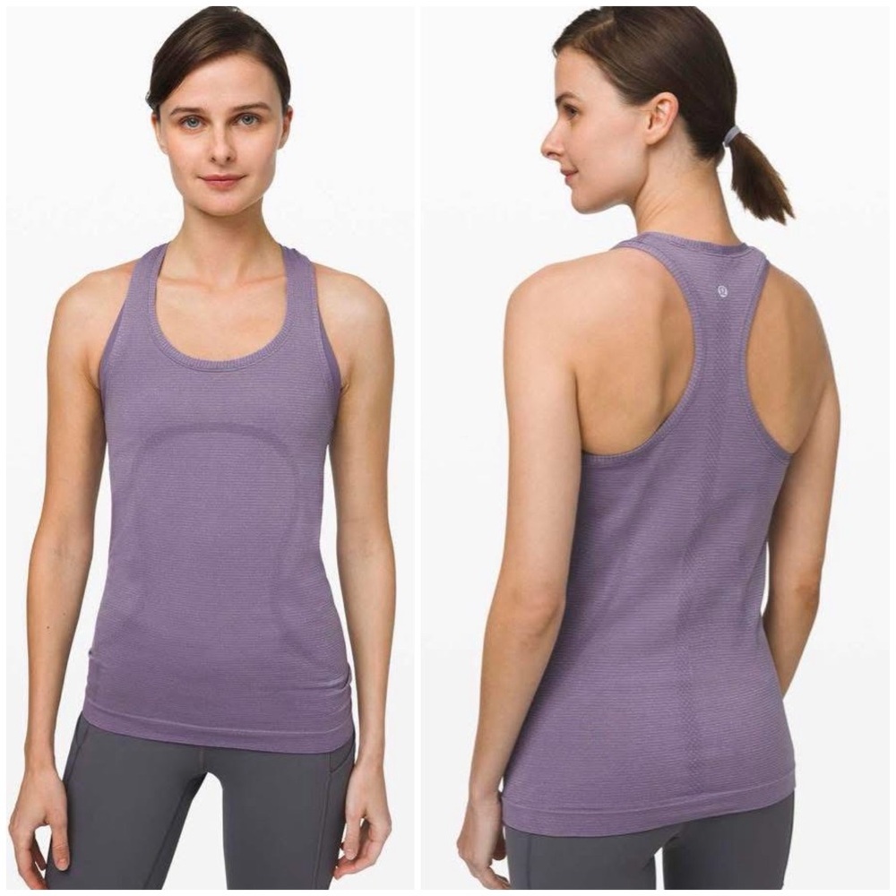 NEW WITH TAGS! LULULEMON - Swiftly Speed Racerback *Shine. Size 8